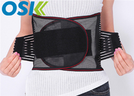 Medical Neoprene Lower Back Support Elastic Mesh Cloth Material With Steel Plate