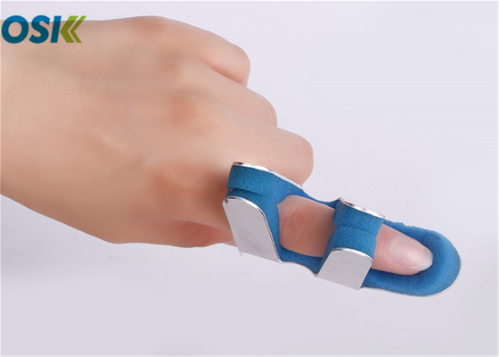Blau verrückte Finger-Schiene, gedrehte Behandlungs-Art orthopädische Finger-Schiene