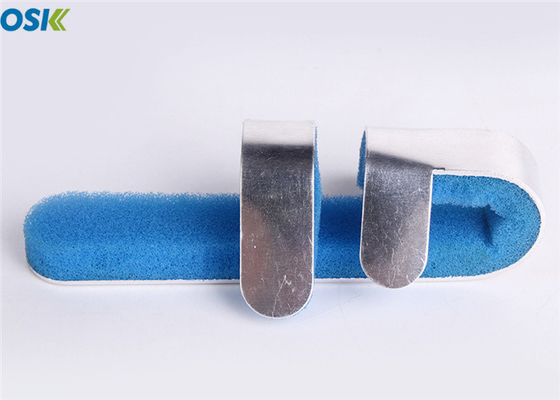 Universalgröße gebrochenes Knochen-Schienen-blauer Schaum-Aluminiummaterial für Finger